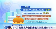 <b>从数据看经济走势 本年前四个月全国企业发卖收</b>